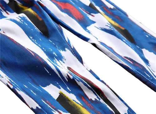 Vista 111 de Enrica Pantalones vaqueros estampados casuales para hombre