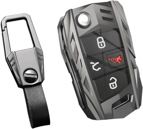 Vista 86 de Funda para Llavero Audi, Llavero, Protección de Aleación de Zinc Funda para Llave de Automóvil para A3 A4 A5 A6 Q7 Q5 TTS SQ5 R8 RS4 RS5 S5