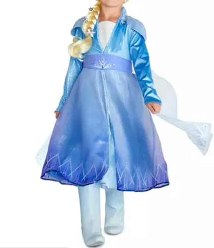 Vista 2 de Disney Elsa - Disfraz de viaje para niños - Frozen 2
