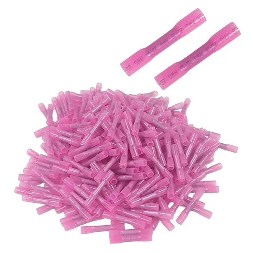 Vista 9 de Conectores de Empalme Termorretráctiles, 200 Piezas 12-10 AWG Amarillos Conectores de Cable Eléctrico Impermeables Grado Marino Automotriz