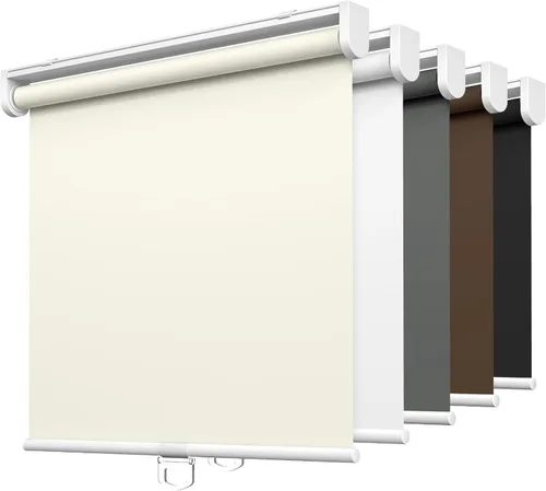Vista 8 de LazBlinds - Persianas enrollables sin herramientas, sin taladro, sin cuerdas, para ventanas, protección UV, aislamiento térmico, filtro de luz