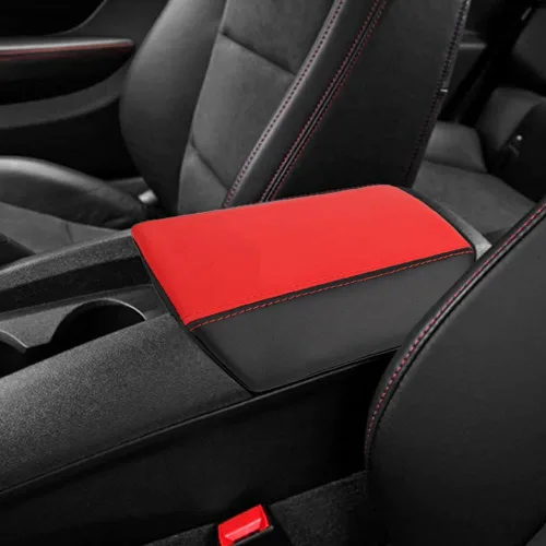 Vista 12 de XITER Funda de cuero para consola de automóvil, impermeable, protector para reposabrazos de consola central para Chevrolet Camaro 2010 2011 2012