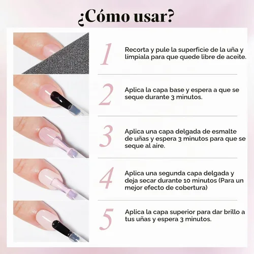 Vista 7 de Juego de esmaltes de uñas de secado rápido, 24 colores Regular