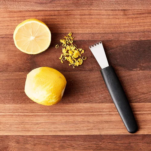 Vista 4 de Mercer Culinary Citrus Zester - embalado a granel, negro