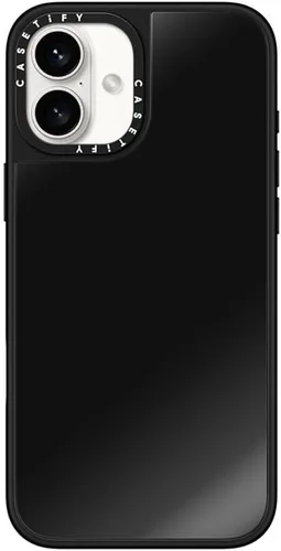 Vista 43 de CASETiFY Funda de espejo para iPhone Air [Reflejante/Compatible con Magsafe / Protección contra caídas de 4.9 pies de grado militar 1X] - Negro