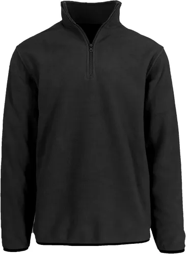 Vista 11 de JH DESIGN GROUP Sudadera Pullover Térmica de Forro Polar con Cremallera de un Cuarto para Hombre de Manga Larga Suéter de Peso Medio en 6