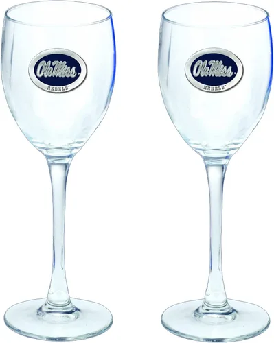 Vista 17 de Heritage Pewter Copas de vidrio de Arkansas, juego de 2, copas de vino de copa de 12 onzas, vidrio de peltre elaborado por expertos