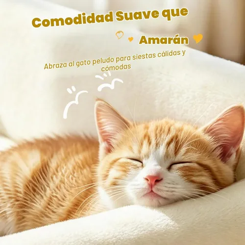 Vista 3 de Pawaboo Sofá cama elevada para gatos de interior, sofá de gato resistente Beige