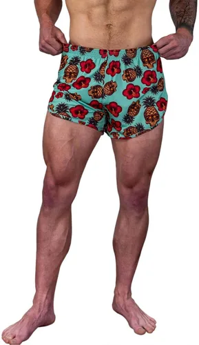 Vista 4 de Combat Iron Ranger - Calzones Silkies para hombre, pantalones cortos de correr para hombre, pantalones cortos de 2.5 pulgadas, pantalones cortos