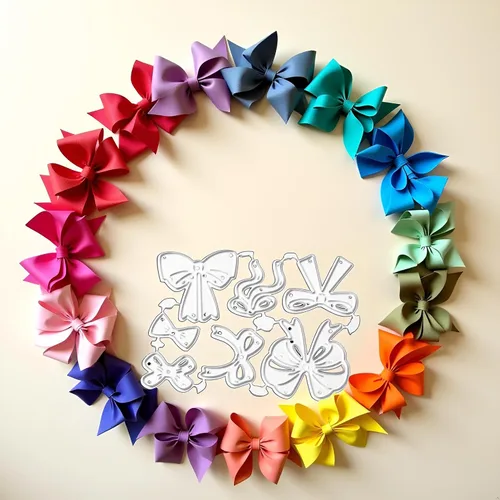 Vista 5 de Troqueles de corte de arco para hacer tarjetas, plantillas de corte para álbumes de recortes, álbum de fotos, troqueles de papel decorativo