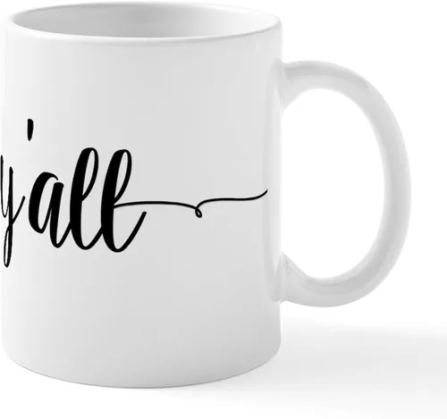 Vista 15 de CafePress Shalom, Y'all! Taza de café de cerámica de 11 oz (11.0 fl oz)