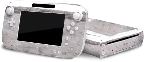 Vista 8 de Black Chrome Mirror Vinyl Decal Faceplate Mod Skin Kit by System Skins - Compatible with Nintendo Wii U Console