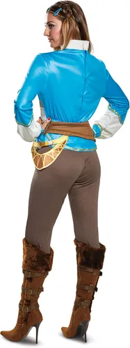 Vista 2 de Disguise Disfraz Zelda Breath of The Wild para mujer, Multicolor