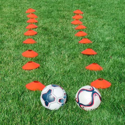 Vista 5 de Conos de entrenamiento para fútbol, baloncesto, práctica de fútbol, accesorios deportivos para entrenamiento de agilidad, paquete de 20/40/60