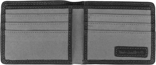 Vista 2 de Timberland PRO Cartera plegable RFID delgada de cuero para hombre con ventana trasera de identificación