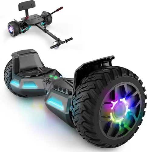 Vista 13 de SISIGAD Patinetes para niños de 7 a 12 años, con altavoz Bluetooth integrado y ruedas de luces coloridas de 6.5 pulgadas, scooter de equilibrio