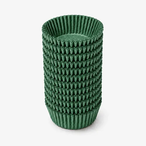 Vista 6 de #5 - Tazas de papel verde para dulces, paquete de 200 suministros para hacer dulces