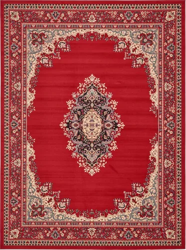 Vista 45 de Unique Loom - Alfombra de área estilo persa tradicional de la colección Reza, de 2 pies 2 pulgadas x 3 pies, colores negro y beige