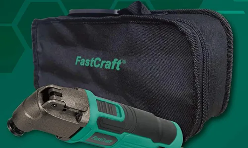 Vista 8 de FastCraft - Multiherramienta oscilante de 42 piezas + 40 piezas de hoja y lijadora Kit de potencia garantizada/sin llave/6 velocidades/corte de 3-4