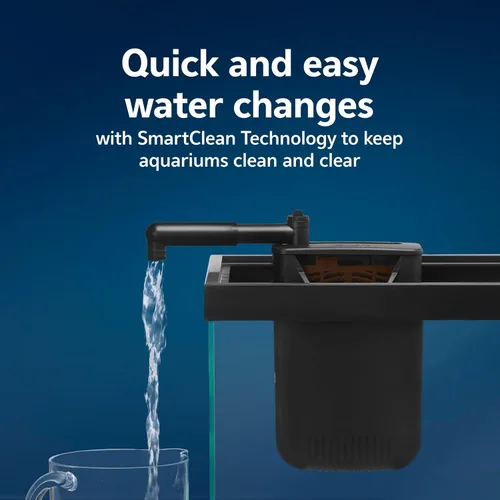Vista 6 de Filtro interno Aqueon QuietFlow con tecnología SmartClean, extra pequeño