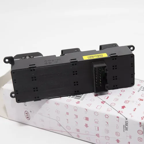 Vista 3 de Interruptor de seguridad para ventana eléctrica del lado del conductor Assy 935701W155 Kia Rio 2012 2014