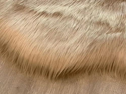 Vista 5 de LAMBZY - Alfombra de piel de oveja sintética súper suave hipoalergénica sedosa, estilo peluche de oso, para sala de estar, habitación de niños, sofá
