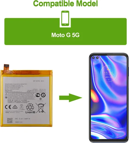 Vista 7 de Batería de repuesto compatible con Motorola ONE 5G ACE MK50 XT2113-2 One 5G Ace XT2113-5 con kit de herramientas