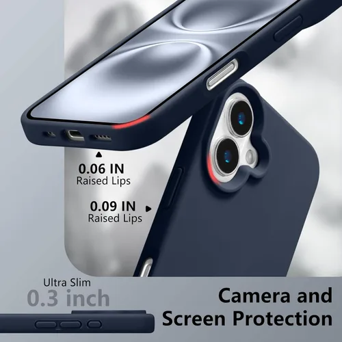 Vista 403 de Funda magnética de silicona para iPhone 13 Pro, color blanco antiguo [Compatible con Magsafe] [Forro de microfibra suave antiarañazos], funda