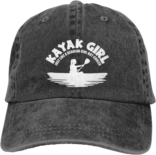 Vista 8 de NVJUI JUFOPL Sombrero de kayak para mujer, gorra de béisbol ajustable lavada para kayak