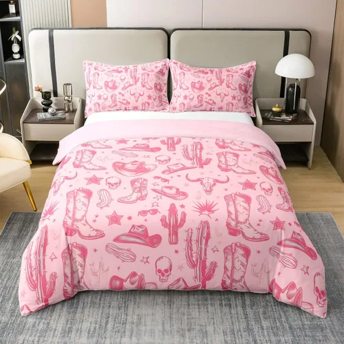 Vista 51 de jejeloiu Cute Mushroom Decor Duvet Cover 100% Cotton for Kids Boys Girls Twin Size Botanical Plants Bedding Set Cartoon Mushrooms Comforter Cover