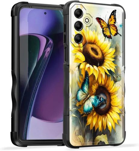 Vista 695 de Funda para Galaxy A14 5G, [Doble Capa][Protección contra Caídas de Grado Militar de 10 Pies] [Antideslizante] Funda Resistente a Prueba de Golpes
