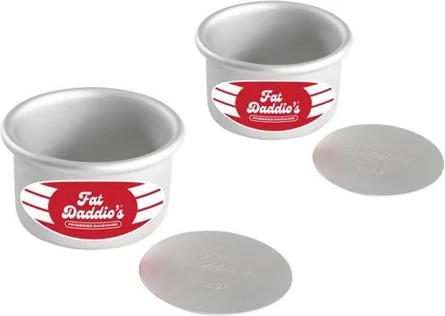 Vista 10 de Molde para tarta redondo de aluminio anodizado Fat Daddio con base extraíble
