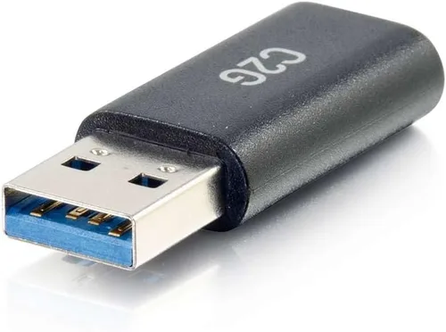 Vista 2 de C2G 54427 5Gbps hembra a USB-A macho SuperSpeed adaptador convertidor, negro