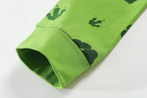 Vista 6 de DDSOL Pijamas de 2 piezas para niños y niñas, pijamas de manga larga para otoño e invierno