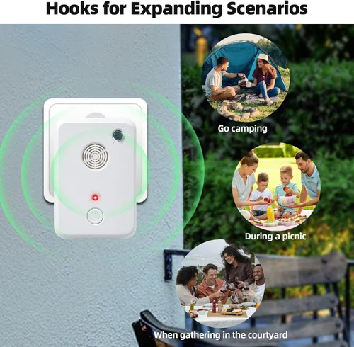 Vista 5 de Dispositivos de disuasión de murciélagos: Plug in Bat Disuasorio para Ático, Exterior e Interior - Sistema de eliminación de murciélagos