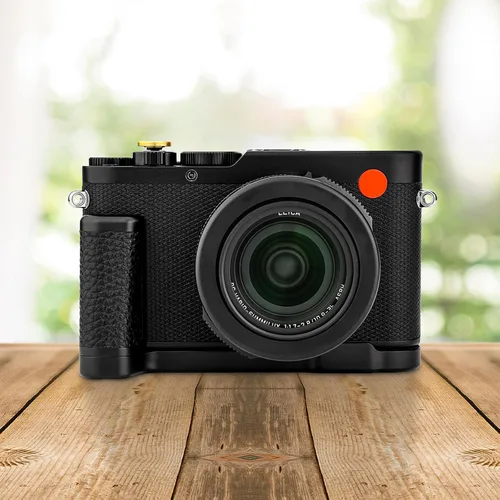 Vista 2 de Haoge Mango HG-D8 para Leica D-Lux 8 Cuerpo de cámara Soporte de agarre en forma de L