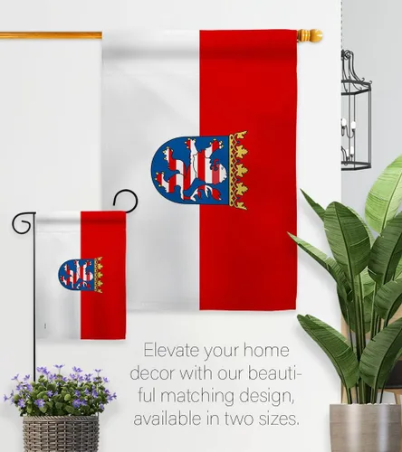 Vista 8 de Americana Home & Garden Hesse - Bandera de la casa regional, Alemania, Estados de Europa Central, territorio de Europa Central, Historia, País