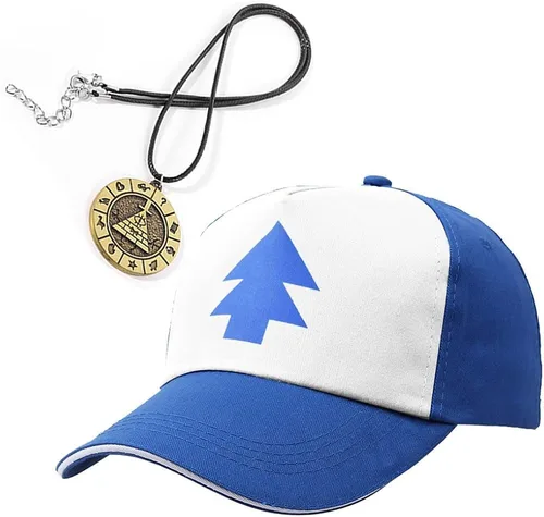 Vista 9 de EIKOU Gorra de béisbol azul de gravedad
