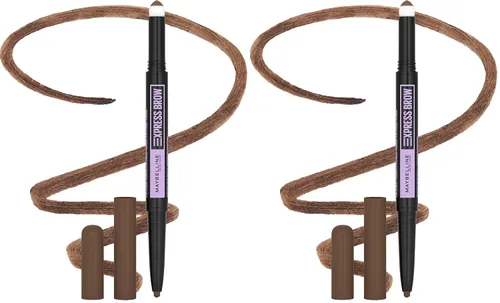 Vista 11 de Maybelline Express Brow 2 en 1 lápiz y maquillaje de cejas en polvo, rubio claro, 1 unidad