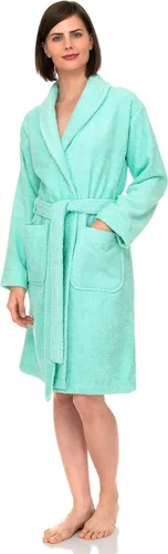 Vista 14 de TowelSelections - Bata de baño de mujer de 100% algodón, estilo chal de rizo corto Angel Falls