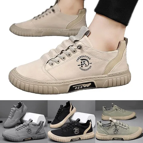 Vista 6 de Hopomart - Zapatos deportivos para hombre al aire libre, antideslizantes, ligeros, transpirables, informales, para viajes