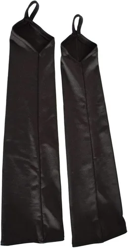 Vista 40 de Shinningstar Guantes largos de elastano elástico sin dedos sobre el codo para niñas y niños adultos
