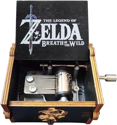 Vista 7 de Bolunlun Caja de música de "Spirited Away", caja de música de madera accionada a mano, juguetes de madera para fanáticos del anime, regalos