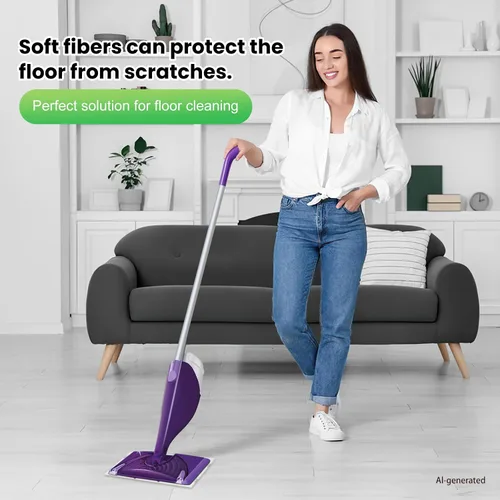 Vista 5 de Paquete de 42 almohadillas desechables para Swiffer Wet Jet para Purple 40 Pack