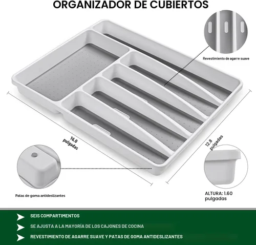 Vista 3 de Juego de 49 piezas de cubiertos de acero inoxidable negro con organizador, juego de cubiertos negros con cuchillos para carne para 8 personas, juego