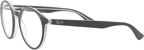 Vista 2 de anteojos Ray-Ban óptico Rx 53612034parte superior negro sobre transparente