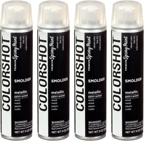 Vista 23 de COLORSHOT Pintura en aerosol brillante, aromaterapia (lavanda) 10 onzas, paquete de 4, pintura acrílica de secado rápido, uso en interiores