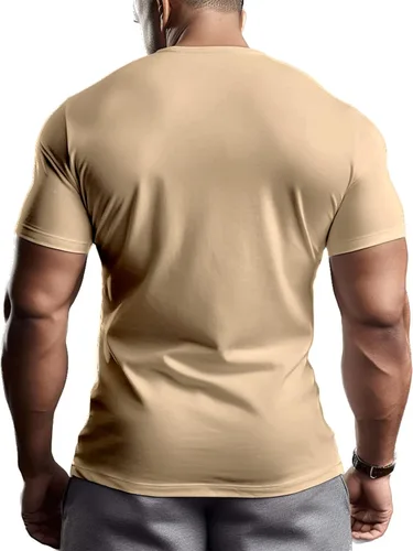 Vista 2 de ReedCA Angels and Demons - Camiseta de manga corta de algodón para hombre, camiseta de entrenamiento atlético, para gimnasio, culturismo