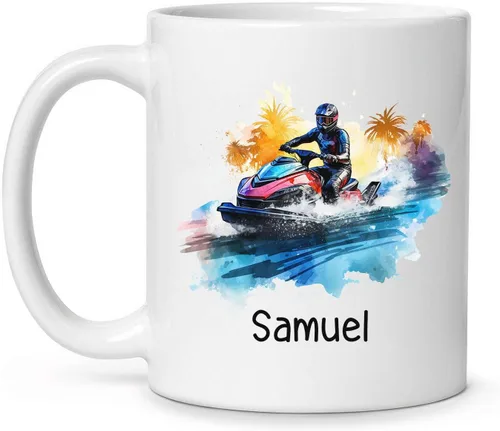 Vista 14 de Taza de café personalizada para nadador, regalo para equipo de natación, taza de cerámica blanca personalizada con nombre nadador, taza de té