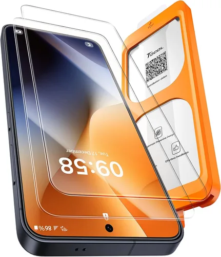 Vista 28 de TOCOL Protector de pantalla para iPhone X [grado militar inastillable] Protector de pantalla de vidrio templado HD de cobertura completa